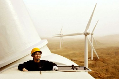 På under ti år er Kina blitt verdens største vindkraftnasjon. 